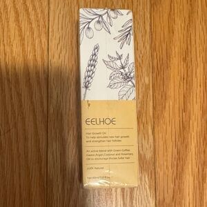 Eelhoe Hair Growth Oil - Natural Treatment with Green and Cream Design
